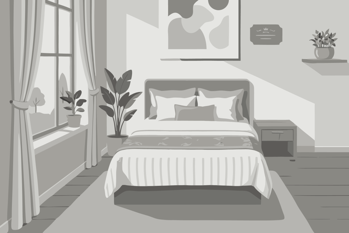 Doppelzimmer mit Balkon